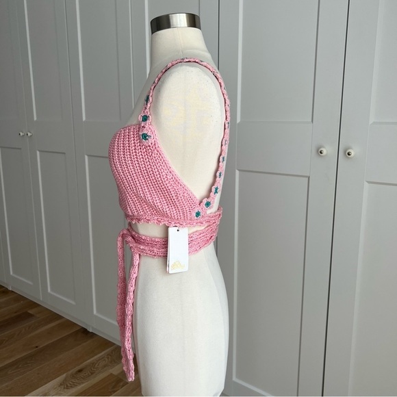 Agua Benita Backless Albany Crop Tank sz. L NWT - Picture 9 of 14